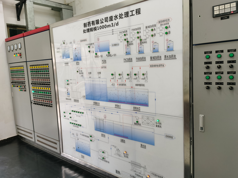 某大型连锁上市药企1000m³d废水处理