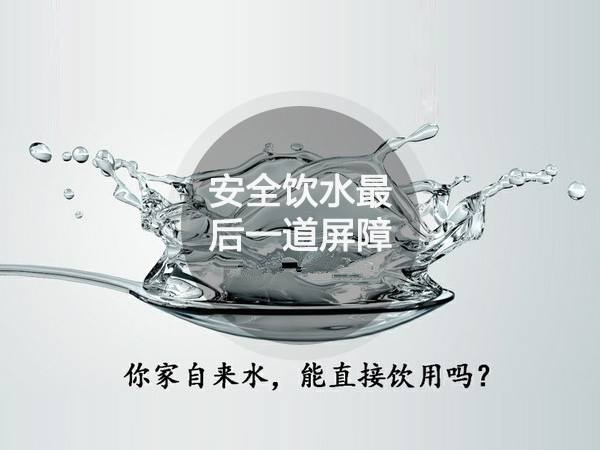 净水器是饮水安全的最后一道保障